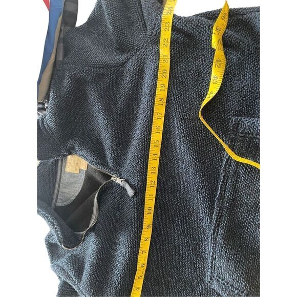 Tellu Ride Clothing Men's Blue Fleece Stand-Up Collar Quarter Zip Sweater XL - Picture 7 of 15